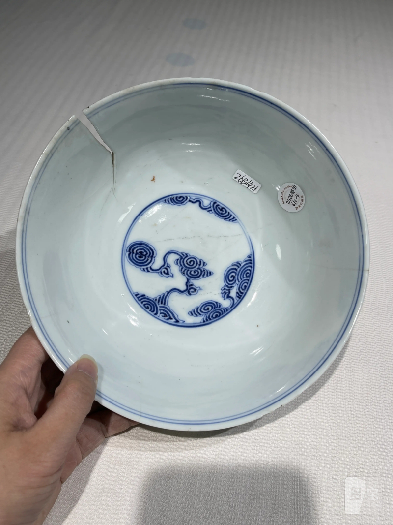 清代 青花瓷器一组七件 - 图3